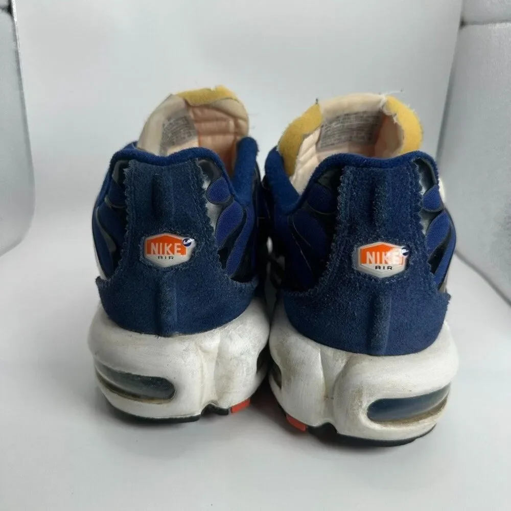 Nike Air Max Plus TN Shoes Mens Size 10 Blue Black Athletic Running Sneakers